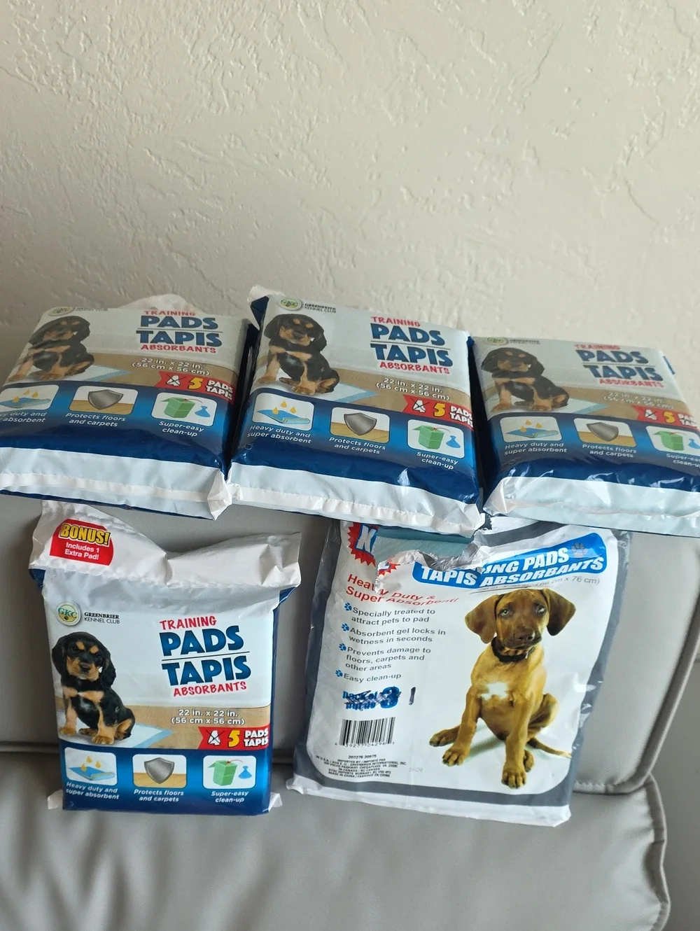 20 Training Pads Plus 1 XL Pad NWT